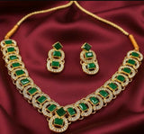 Rectangle Round Necklace Set-00021 | Women Jewelry | Wedding Jewelry & Sets | Brand New