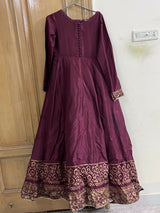 Sheminas | Women Frocks & Maxis | Maroon | Medium | Worn Once