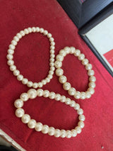 PEARLS (USA) | Pearls Necklace with 3 Bracelets | Women Jewelry | New