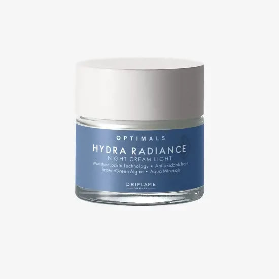 Oriflame | Optimals Hydra Radiance Night Cream Light | Women Beauty Skincare | Brand New