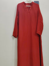 Red Long Shirt | Women Locally Made Kurta | Medium | Worn Once