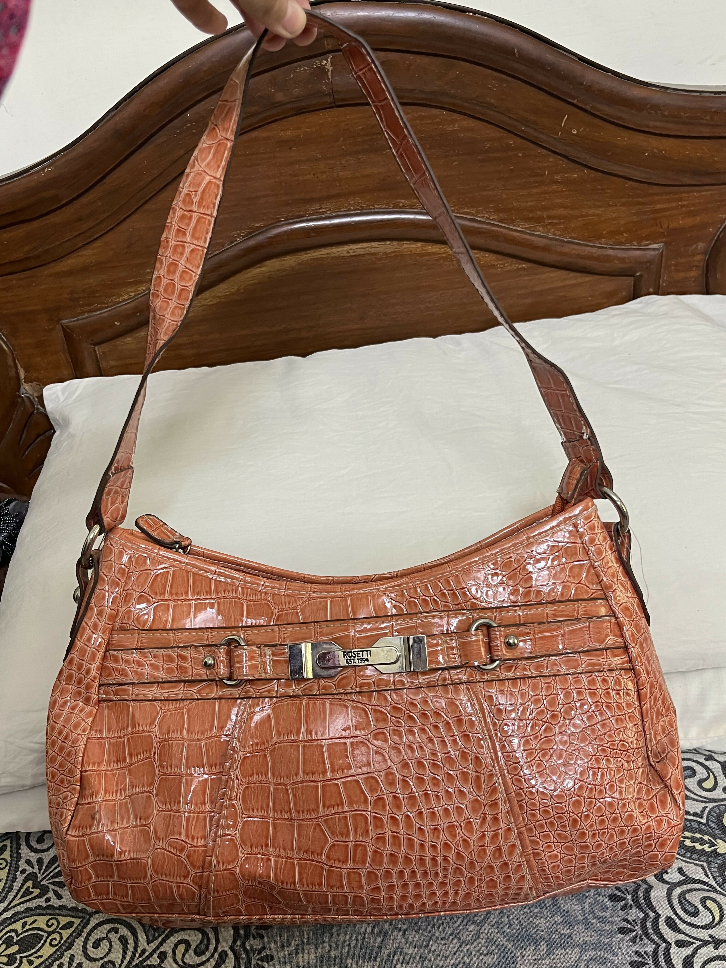 Rosetti (USA) | Peach Leather HandBag | Women Bags | Medium | New