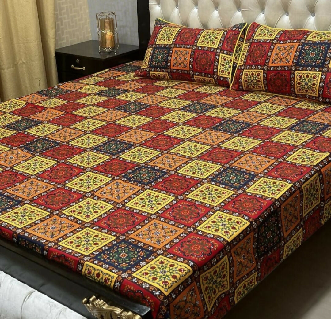 Cotton Double Bedsheets | For Your Home | Home & Decor | Size: 89/92 | Brand New