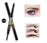 Buy Miss Rose 2 in 1 Double Head Long Lasting Waterproof Eye Brow Pencil & Brush in Pakistan