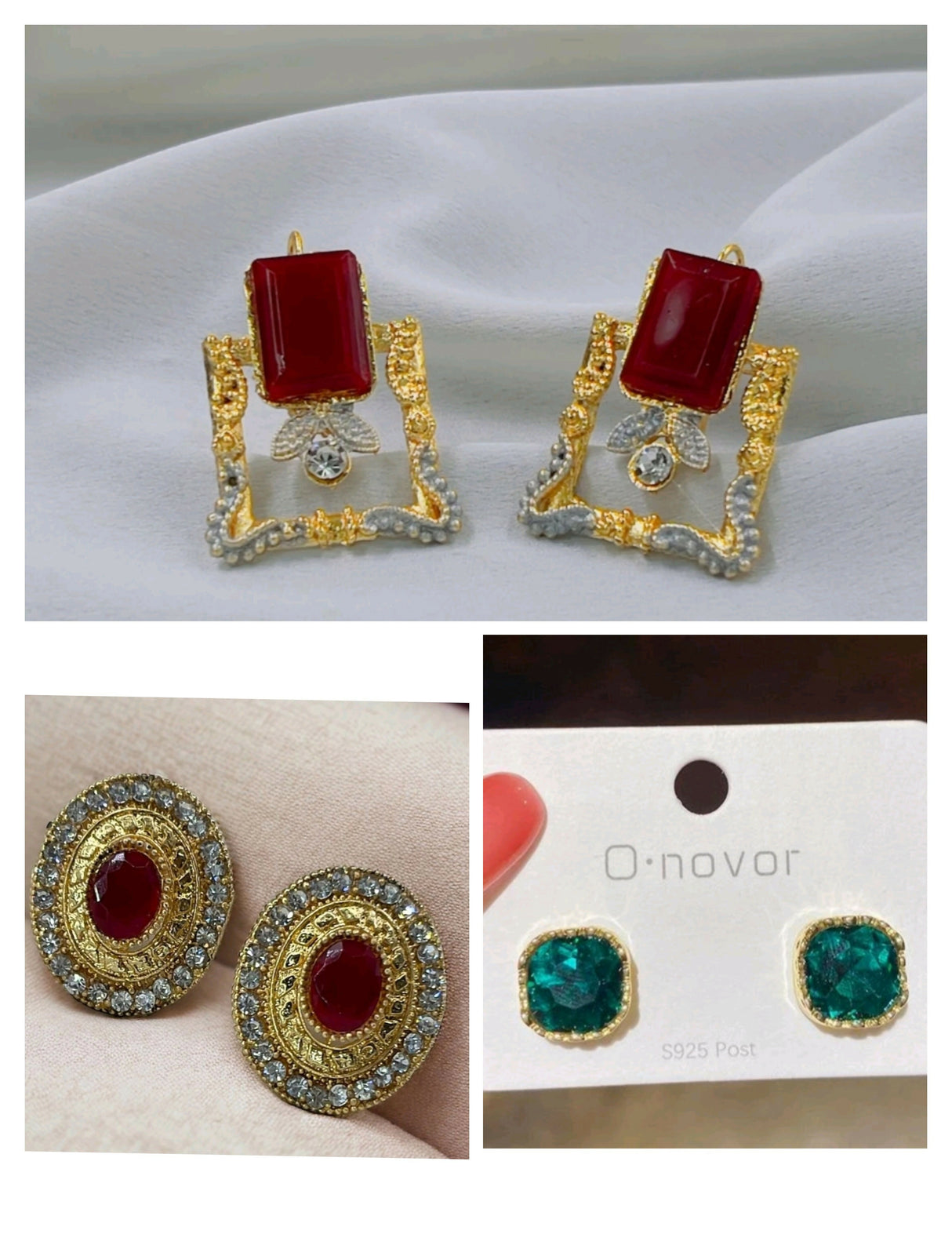 Pack of 3 pairs of earrings (200-176-737) | Women Jewelry | Earrings | Brand New