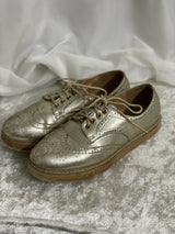 Almas | Golden shoes | Men Footwear | Size:37 | Preloved