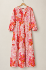 Zellbury | Women Frocks & Maxis | Orange & White | Large | Preloved