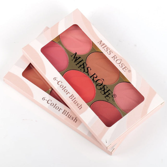 Buy Miss Rose 6 color blush (new) in Pakistan