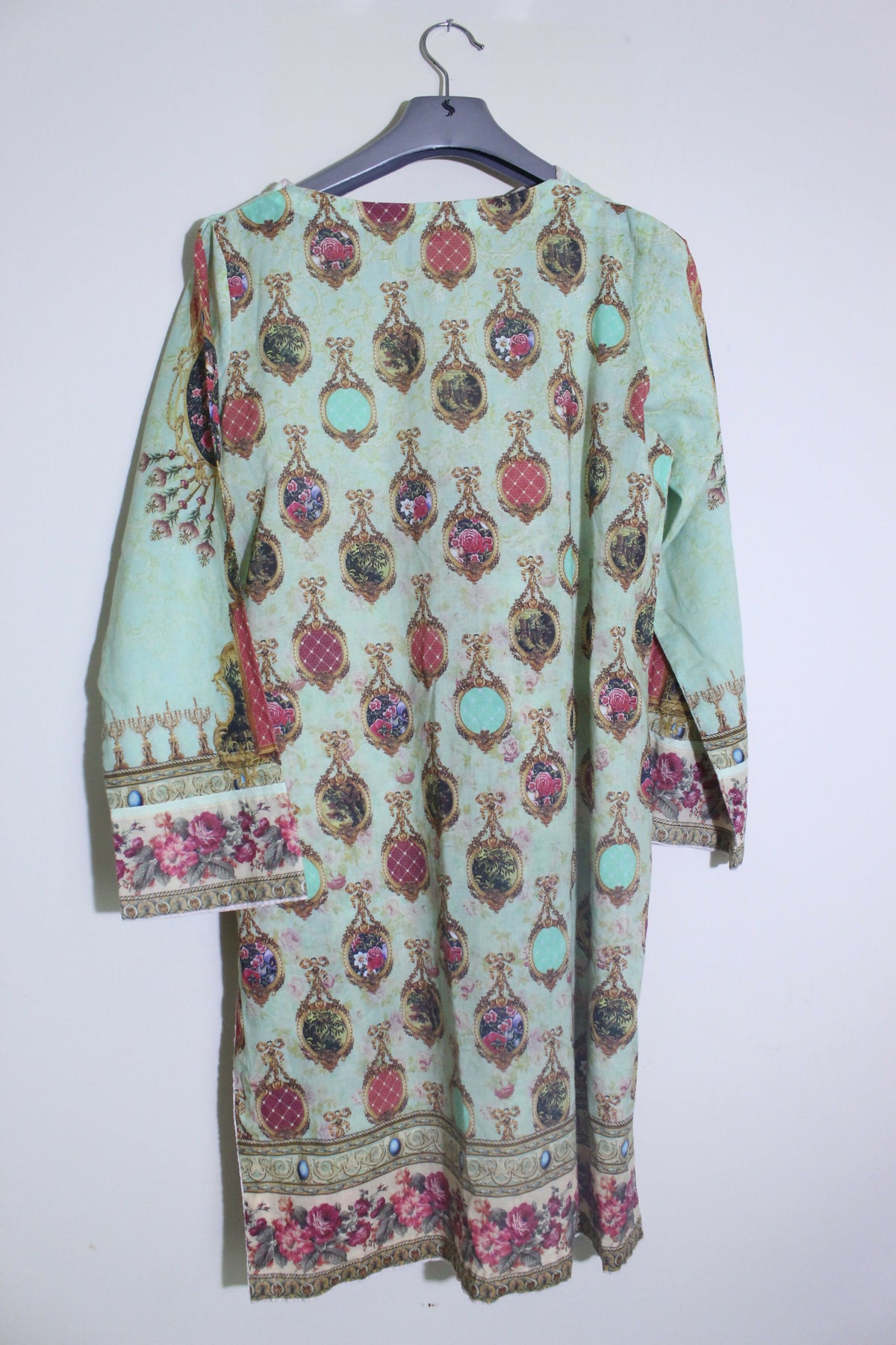 Almirah | Women Branded Kurta | Sea Green | Large | Preloved