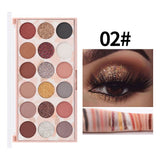 Buy Miss Rose Useful Delicate Highly Pigmented Beauty Sequins Eyeshadow Palette For Party Glitter in Pakistan