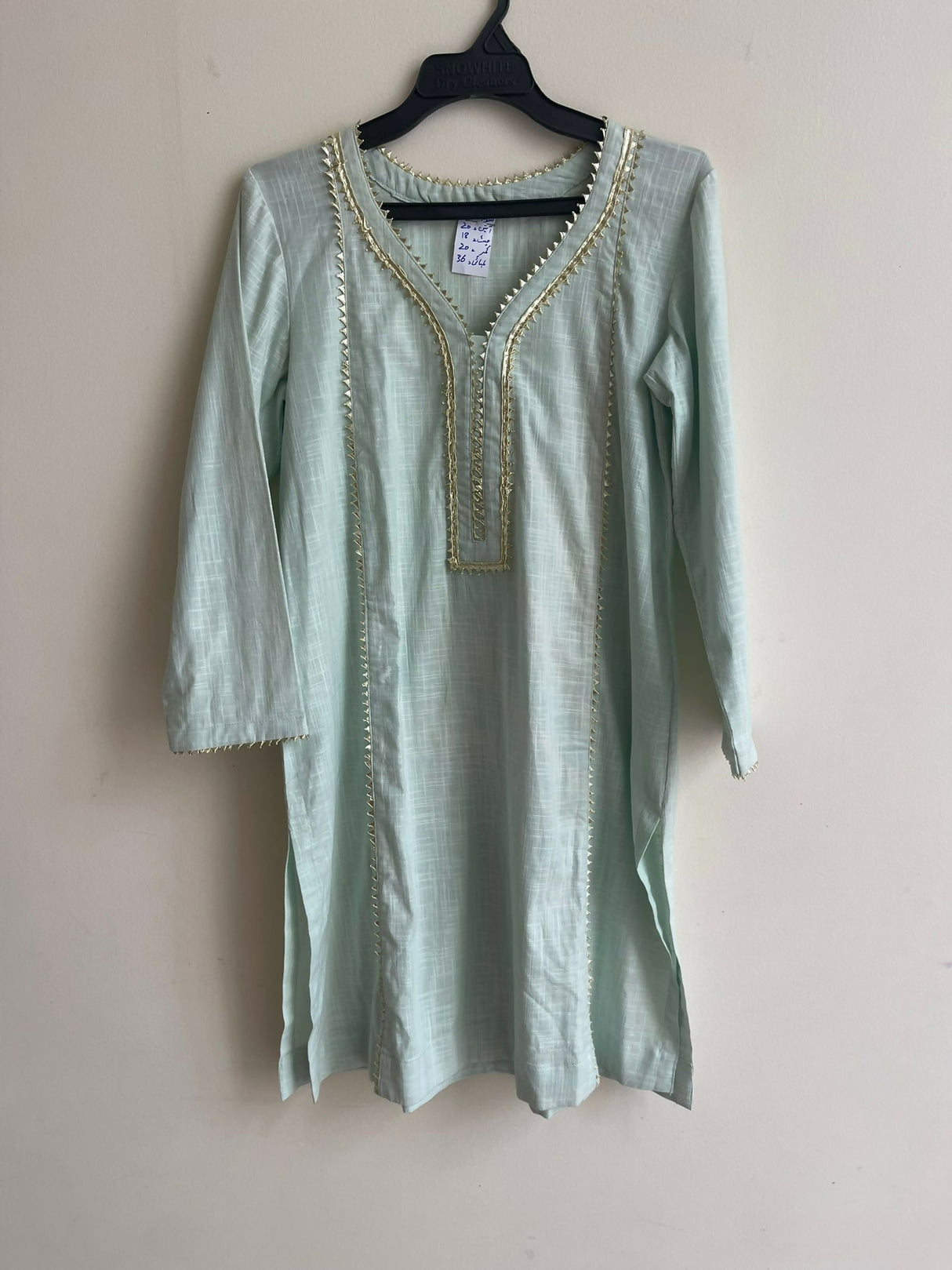 Sky Blue Kurta | Women Locally Made Kurta | Small | Worn Once