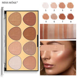 Buy Miss Rose Fashion Contouring Powder Wide Application Brighten Exquisite Face in Pakistan