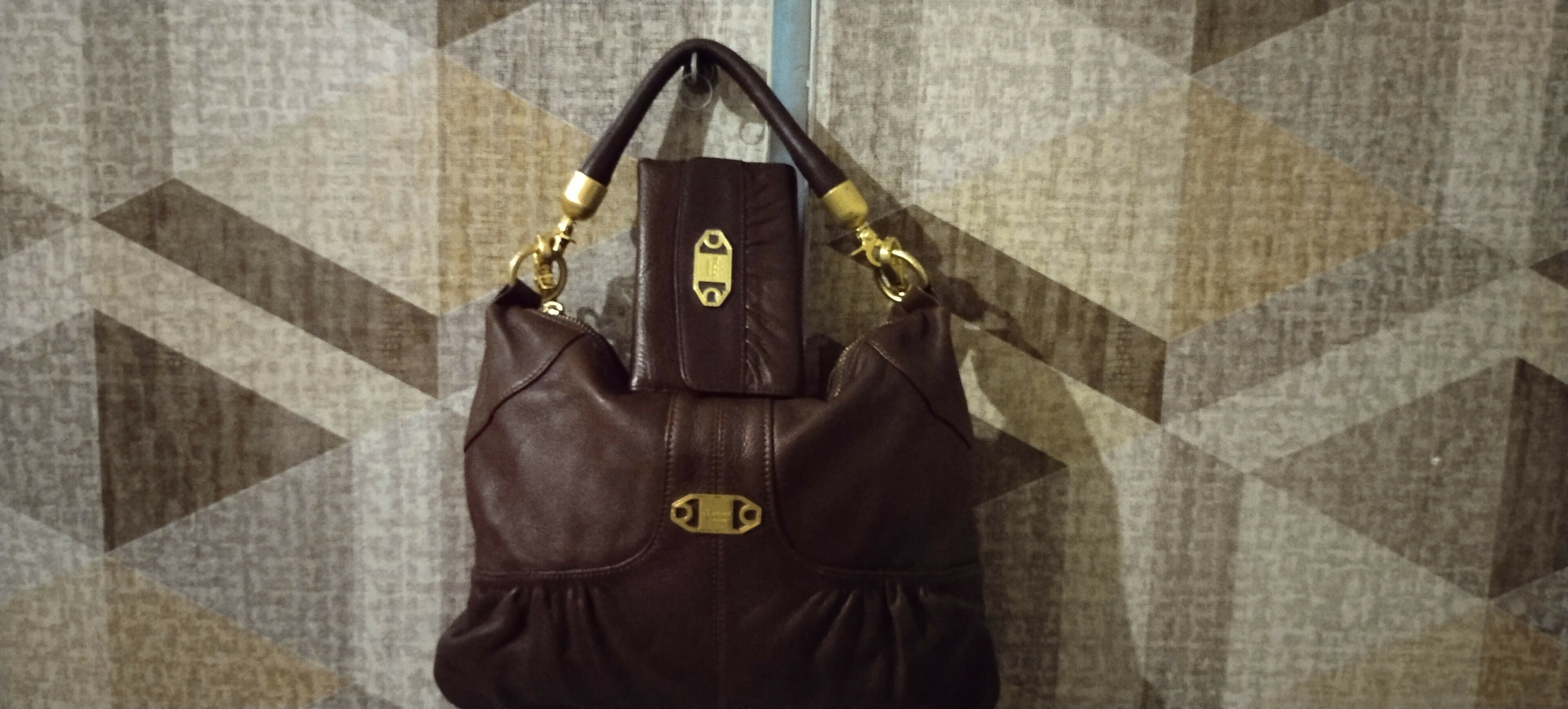 Modalu London Chocolate Brown 2 PC Bag | Women Bags | New