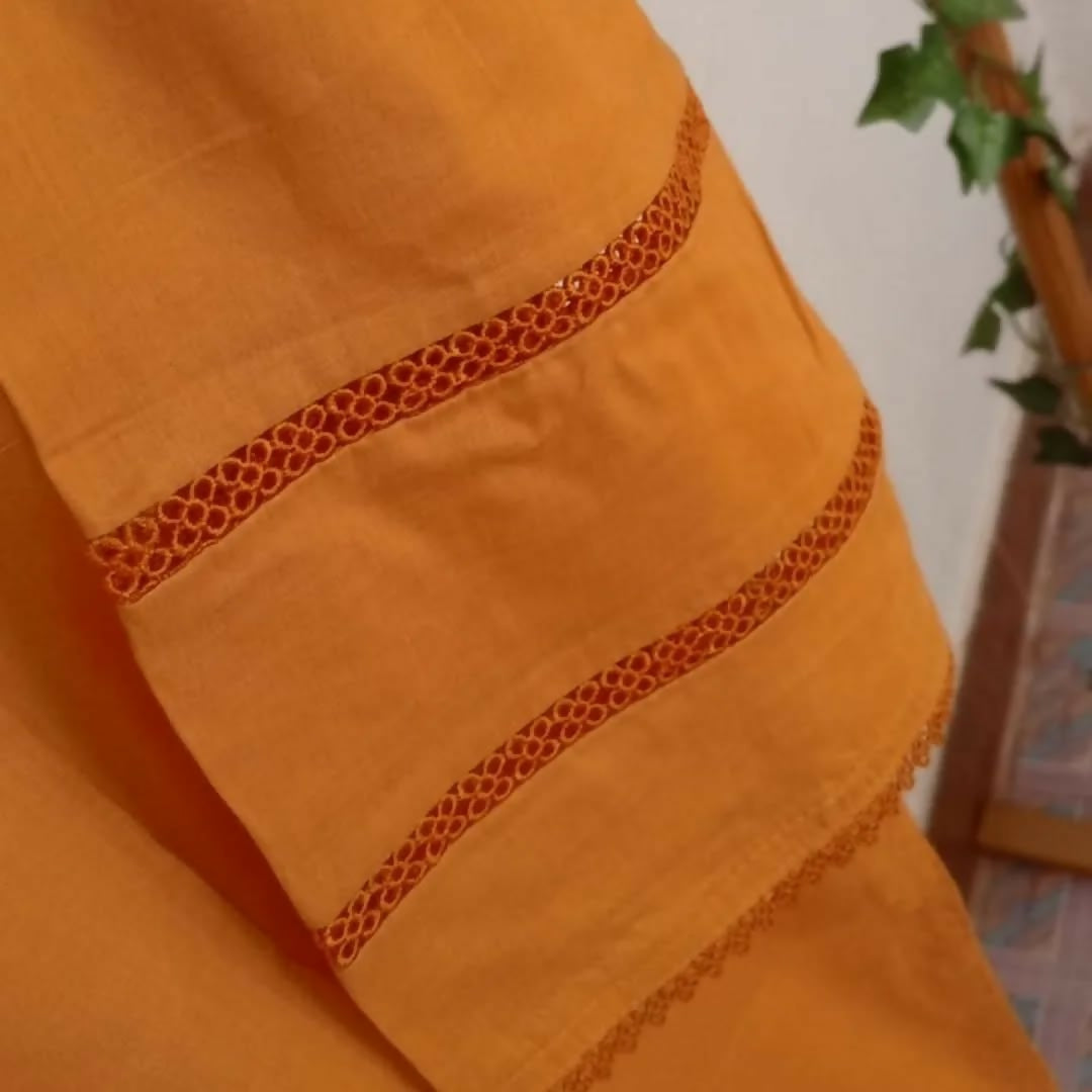 ? 2-Piece Collection! ?Our bright and bold Yellowish Orange set is available in both stitched (2)