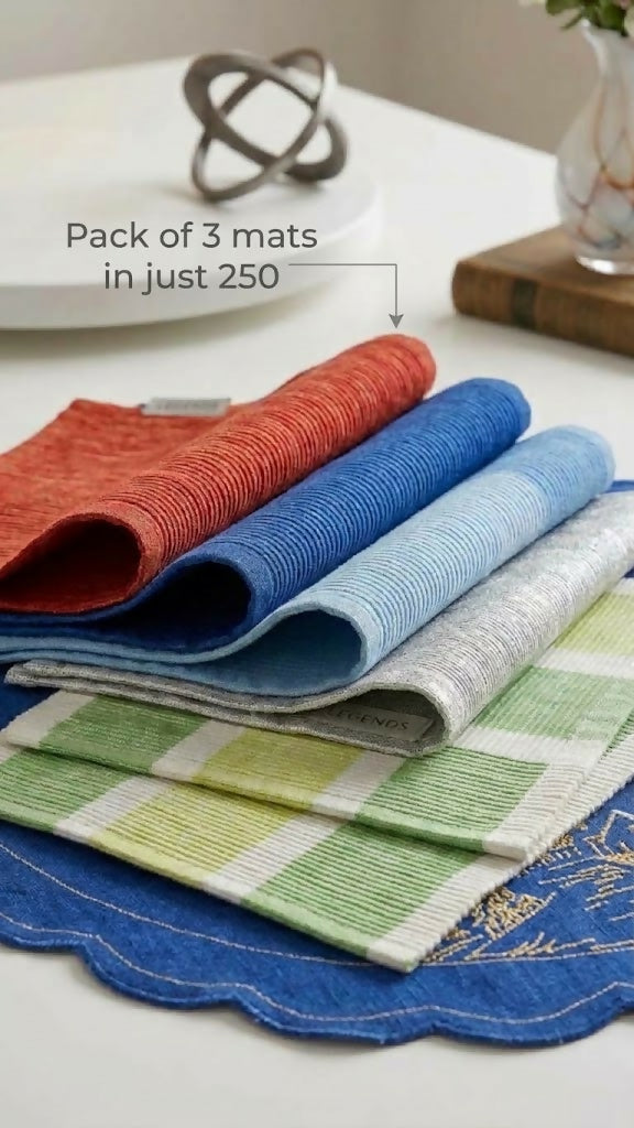 Pack of 3 Table Mats | For Your Home | Kitchen | New