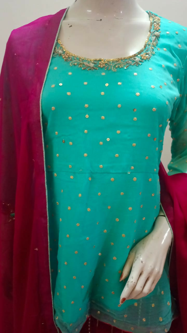 Stylish Fancy Suit | Women Locally Made Formals | Preloved