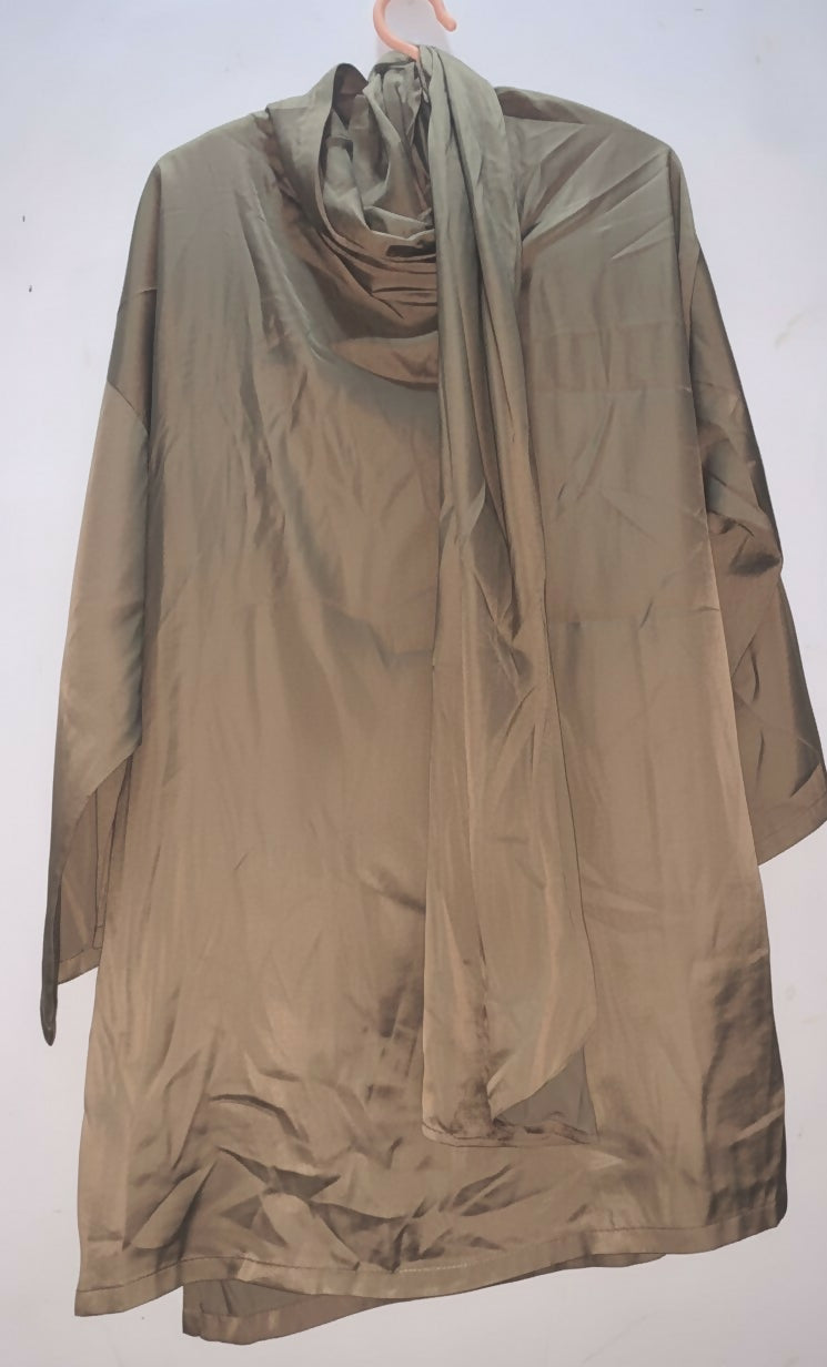 Beechtree Silk Top with Hijab /Staller | Women Tops & Shirts | Large | Preloved