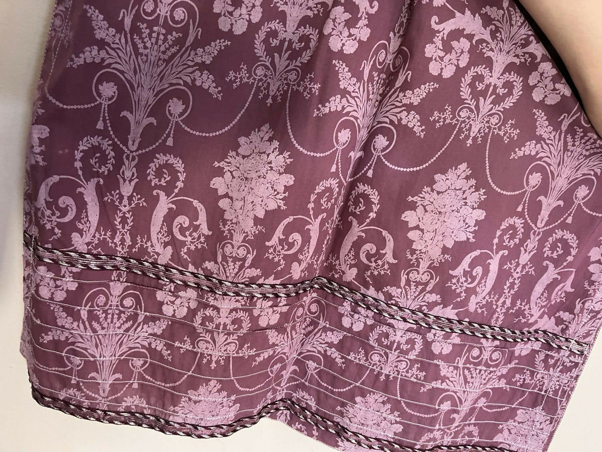 Plum 2 PC Dress | Women Locally Made Kurta | XSmall | Preloved