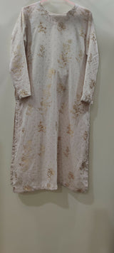 Alkaram Studio | Women Branded Kurta | Tea Pink | Medium | Worn Once