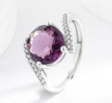 Round Stone Ring Adjustable-00754 | Women Jewelry | Rings | Brand New