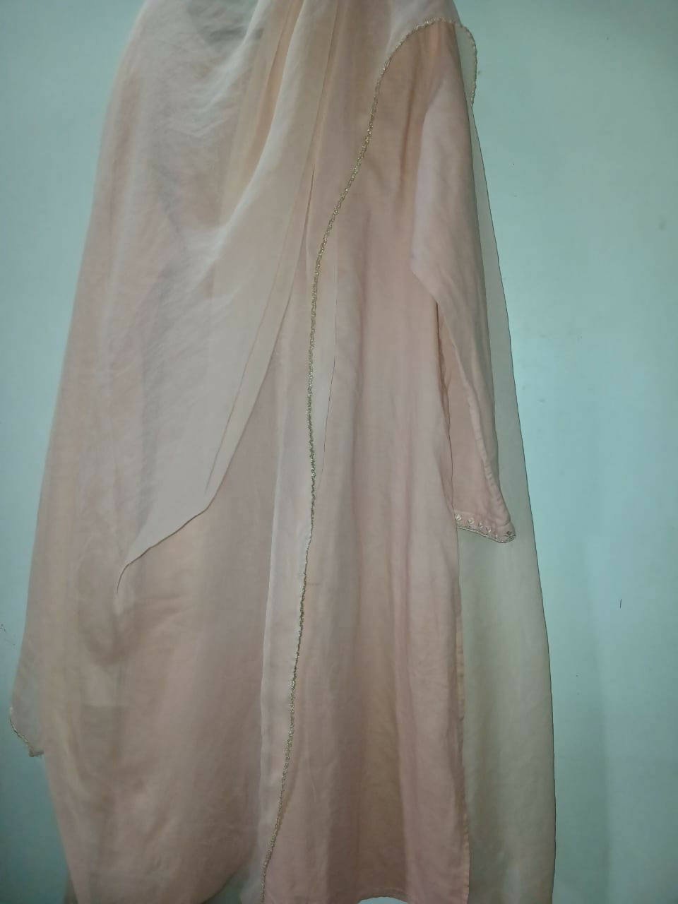Peach Embroidered 3Pcs | Women Locally Made Formals | Large | Preloved