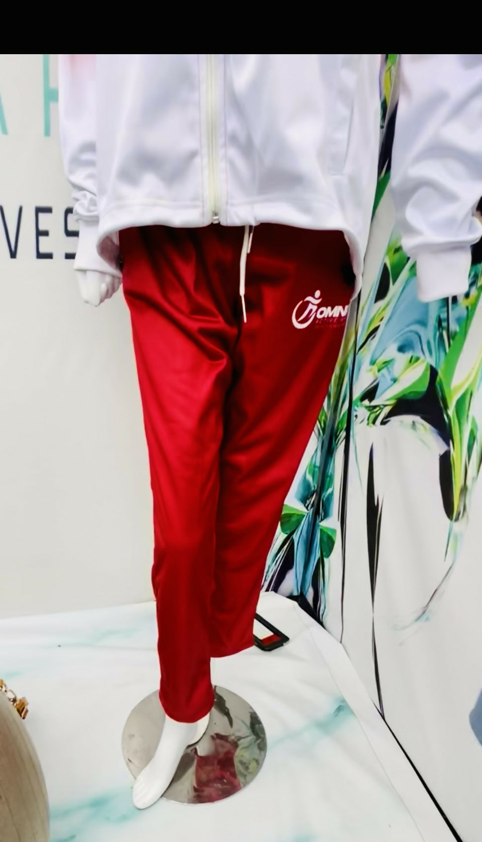 Active Wear | Men Active Wear | Medium to Large | White & Red | Brand New