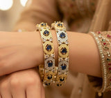 Imported Round Stone Bangle Set-00011 | Women Jewelry | Bangles/Bracelets | Brand New