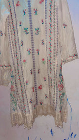 Beechtree | Women Branded Kurta | Size: 16 | White | Preloved