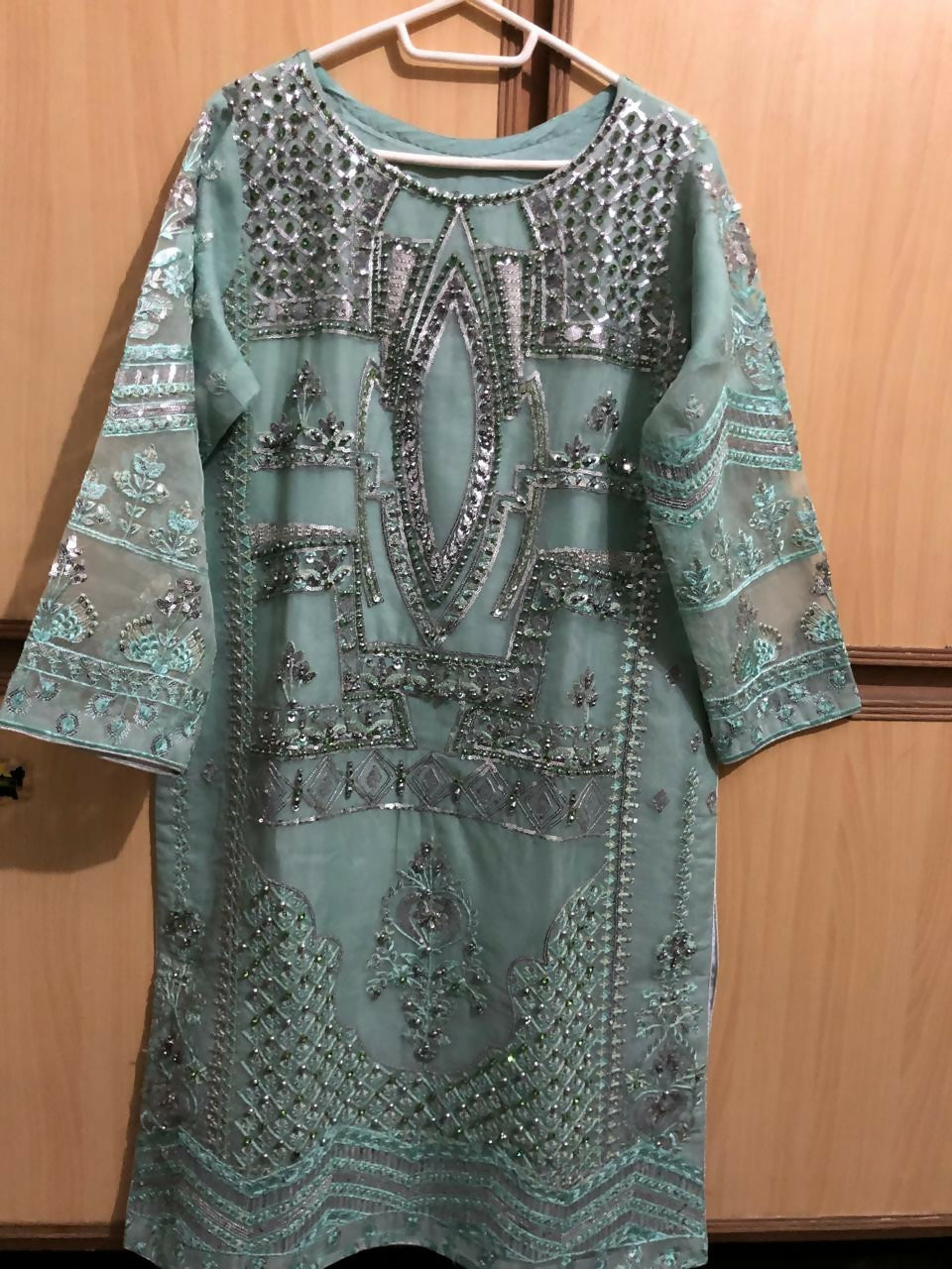Light Green Formals | Women Locally Made Formals | Large | Worn Once