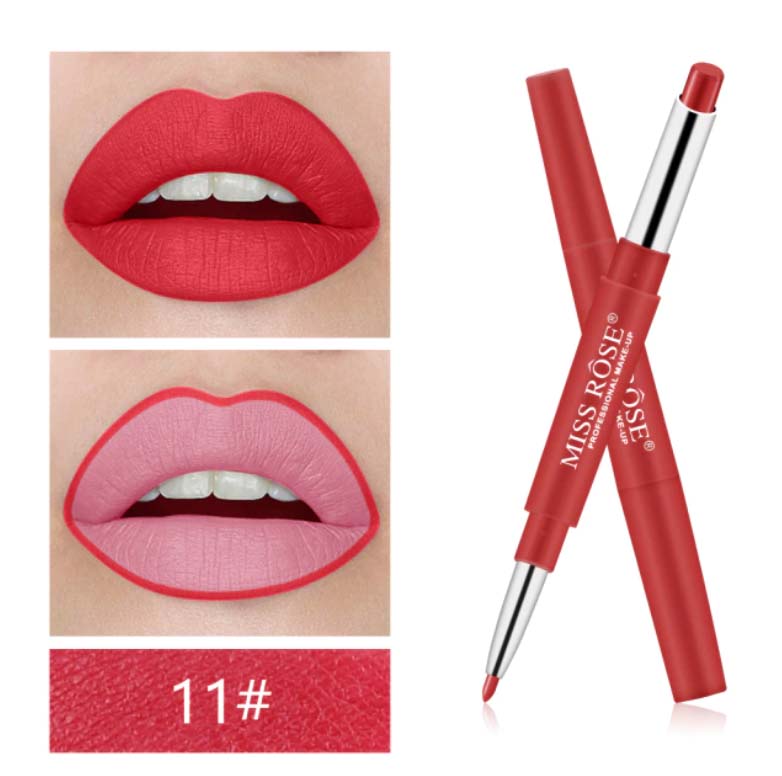 Buy Miss Rose High Pigment 2 In 1 Lip Liner + Lipstick in Pakistan