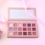 Buy Miss Rose Matte Shimmer Pigmented Waterproof 18 Colors Eye shadow Palette in Pakistan