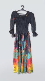 Floral Frock | Women Frocks & Maxis | Black | XSmall | New