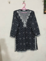 Khaadi | Women Branded Kurta | Black | Large | Worn Once
