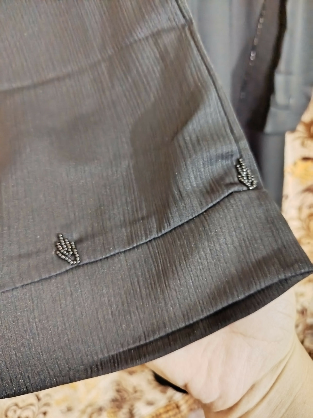 Imported Beautiful Handwork Black Abaya | Women Accessories | Large | New