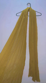 Mustard Chunri Staller/Hijab/ Scarf | Women Accessories | Standard | Preloved