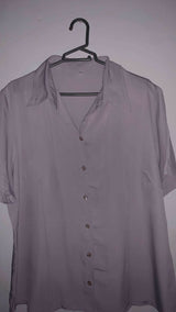 Lavender / Cold Grey Stylish Western Top | Women Tops & Shirts | Large | Preloved | pinteresty western down button shirt