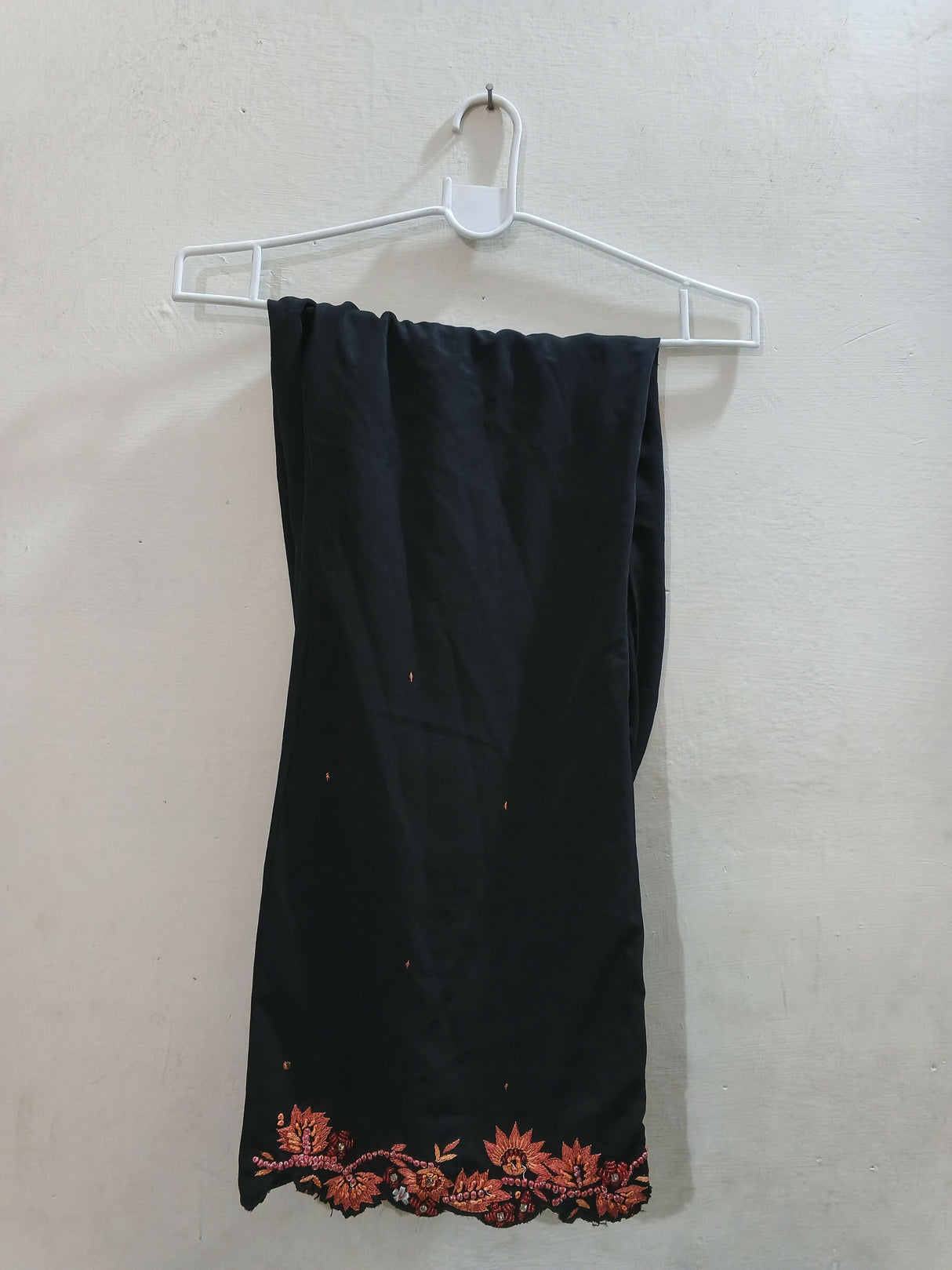 Elegant Black Embroidered Dress | Women Locally Made Kurta | Medium | Worn Once