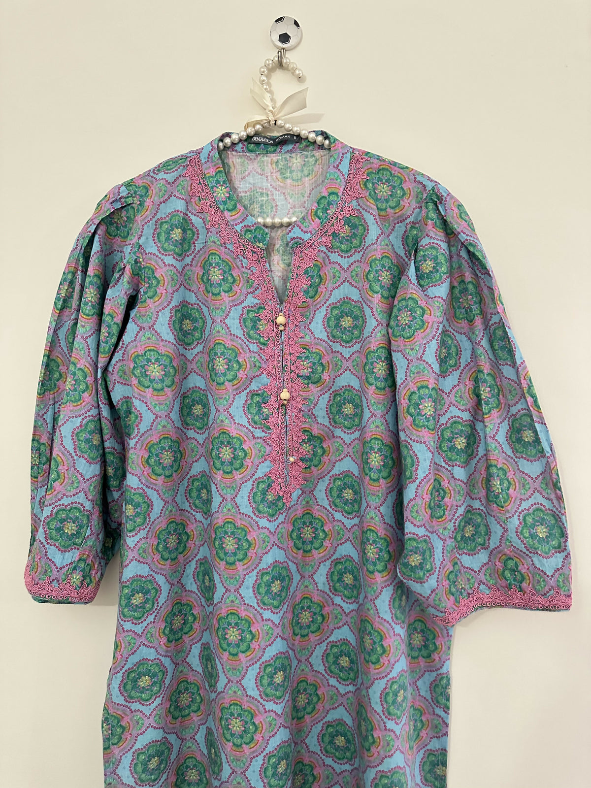 Generation | Women Branded Kurta | Sky Blue | Medium | Worn Once
