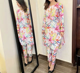 2 PC Silk Dress | Women Locally Made Kurta | Medium | Brand New