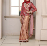 Beautiful Red Saree | Women Sarees | Women Locally Made Formals | Small | Preloved