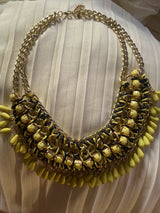 Bold Yellow Statement Necklace | Women Jewelry | Necklaces & Pendants | Brand New
