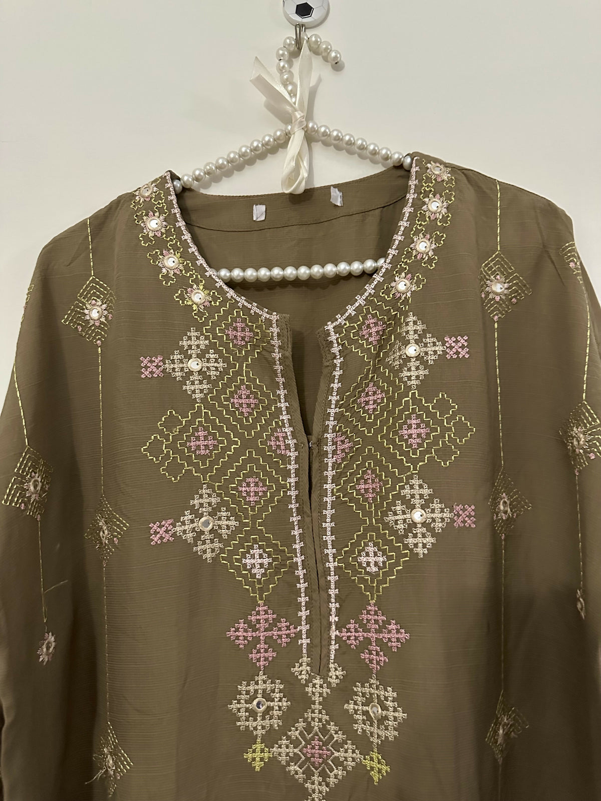 Khaadi | Women Branded Kurta | Brown | Large | Worn Once