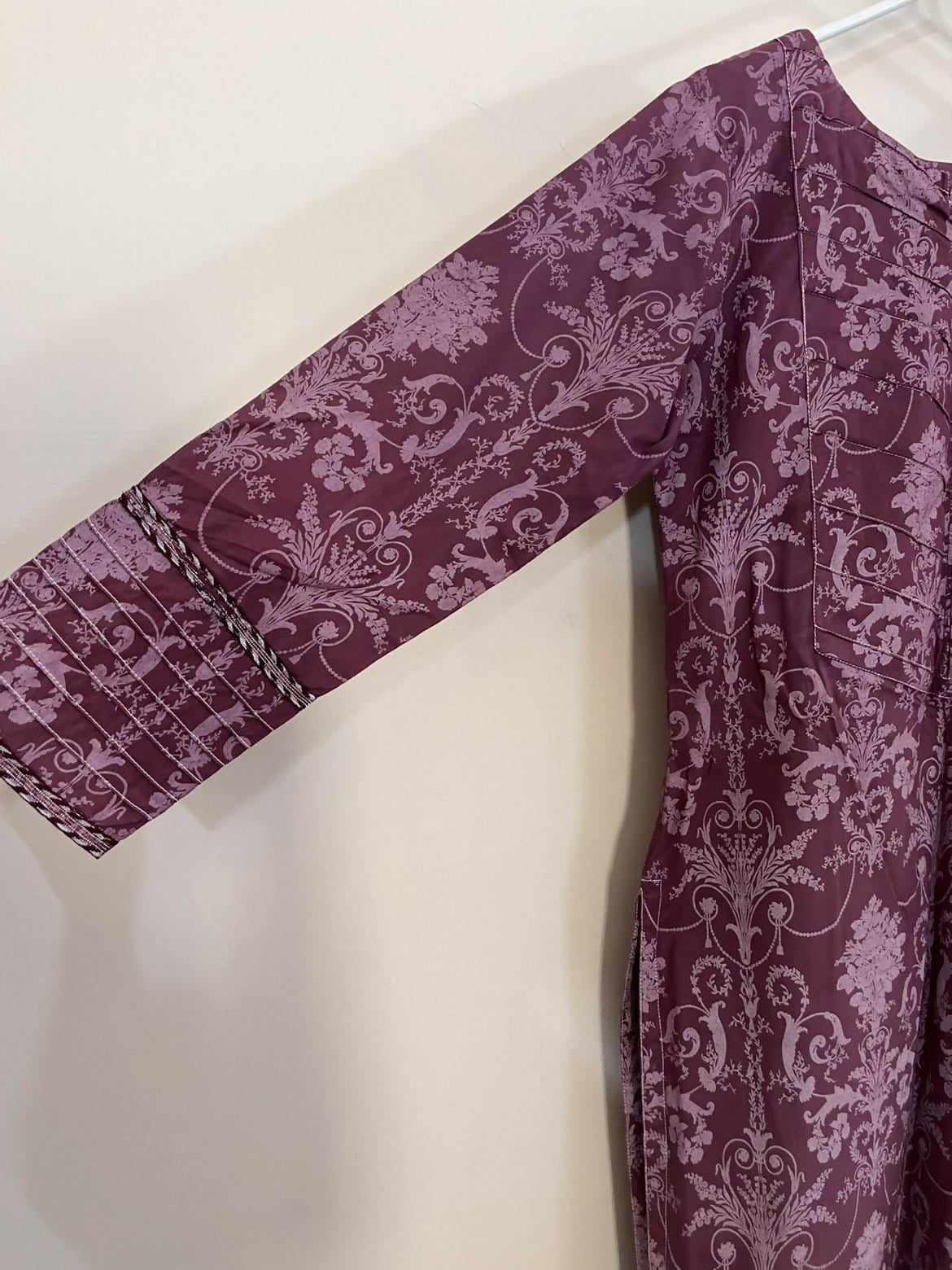 Plum 2 PC Dress | Women Locally Made Kurta | XSmall | Preloved