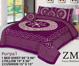 5Pc Orbit Style Velvet Jacquard Bedsheet | Home Decor |Bedsheets & Bedding | Brand New