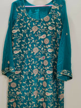 Green 3Pcs | Women Locally Made Formals | Large | Worn Once