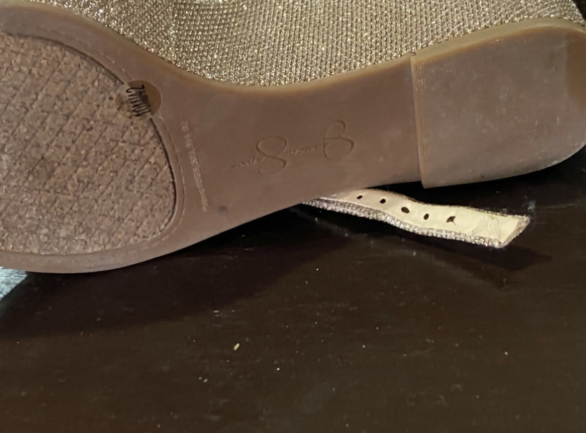 Jessica Simpson | Wedges in Gold | Women Shoes | Size:42 |Worn Once
