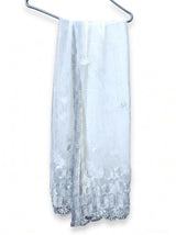 Heavily Embellished 3 PC Dress | Women Locally Made Formals | White | Small | Worn Once