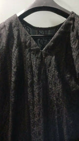 Black Net Kurti | Women Locally Made Kurta | Large | Preloved
