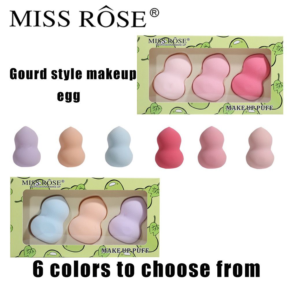 Buy Miss Rose Pack of 3 Beauty Blender Makeup Puff in Pakistan