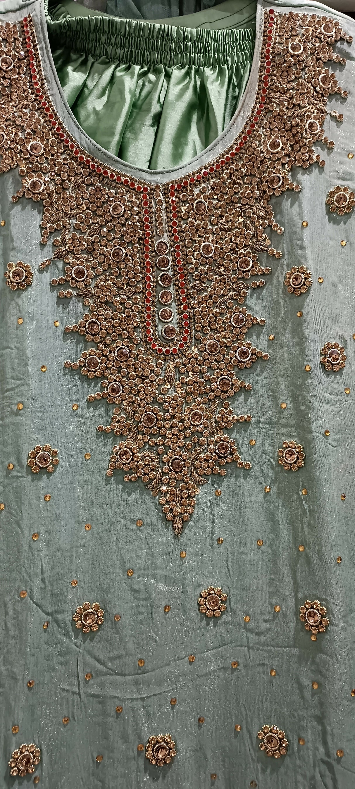 Chiffon Silk Sharara | Women Locally Made Formals | Small | Worn Once